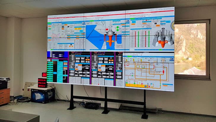 Trabajo colaborativo en videowall