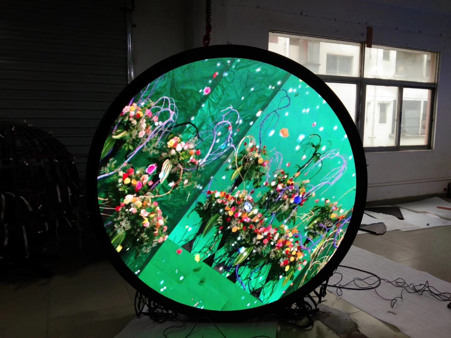 Cartel Redondo LED - Vista 5